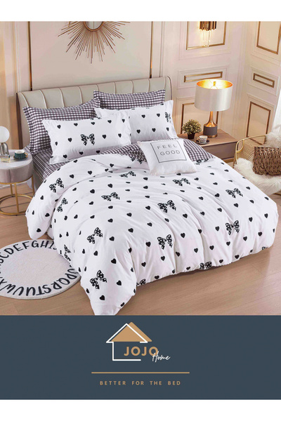 La Roma Scent Your Story Lenjerie de pat Jojo Home, 6 piese, bumbac finet, mo...