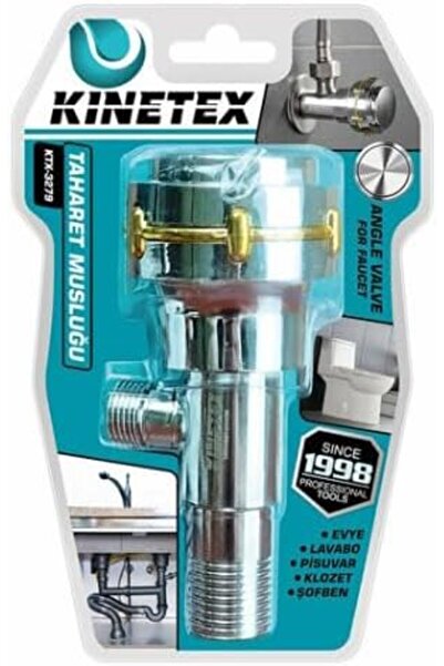 zkra shop KINETEX Taharet Musluğu, A1 Model, KTX-3279, No:30, Krom Kaplama 1053162