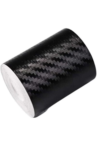 Yıldızan srdshop Siyah Karbon Fiber Folyo Şerit, Dekoratif Kaplama Bandı, 7 c...