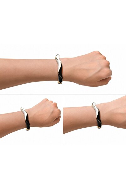 GK LUXURY & FASHION Mineli Colorful Steel Bracelet Clamp Bracelet Resistant t...