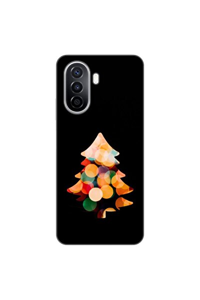 OEM Husa compatibila cu Huawei Nova Y70 Silicon Gel Tpu Model Craciun Brad Fu...