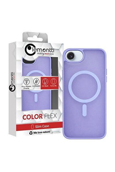 lemontti Husa EliteGuard Magsafe iPhone 17e / iPhone 16e Lila
