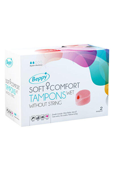 Beppy Tampoane Soft Comfort umede Beppy, 2 bucati roz