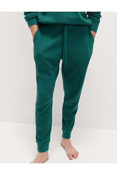 Marks & Spencer Saf Pamuklu Waffle Pijama Altı