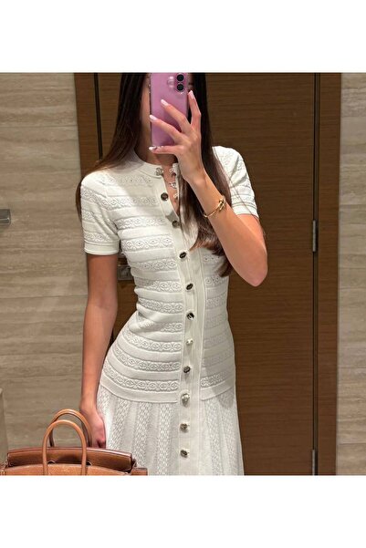 Abalı Yeni sezon yazlık uzun elbise👒👑