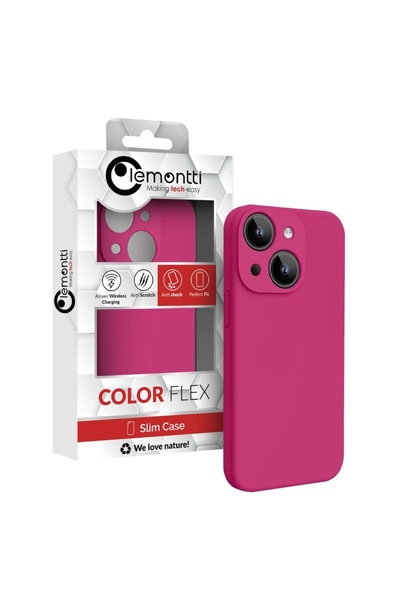 lemontti Husa Liquid Silicon MagCharge iPhone 15 Roze (protectie 360°, materi...