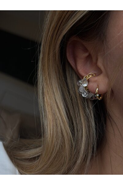 Sade Accessory Kristal Taşlı Earcuff