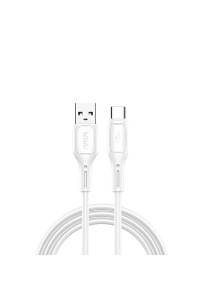 WIWU Kabel USB USB-A - USB-C 1 m Bia≈Çy