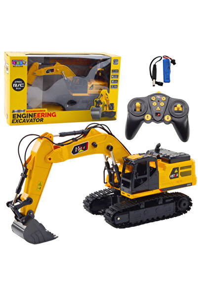 LeanToys Excavator RC cu ventilator