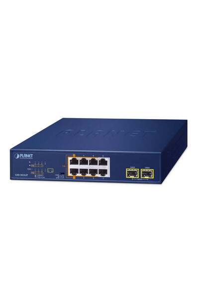 Planet 8-Port PoE+ Desktop Switch GSD-1022UP