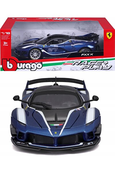 BBURAGO Ferrari FXX-K Evo # 27 albastru 1:18