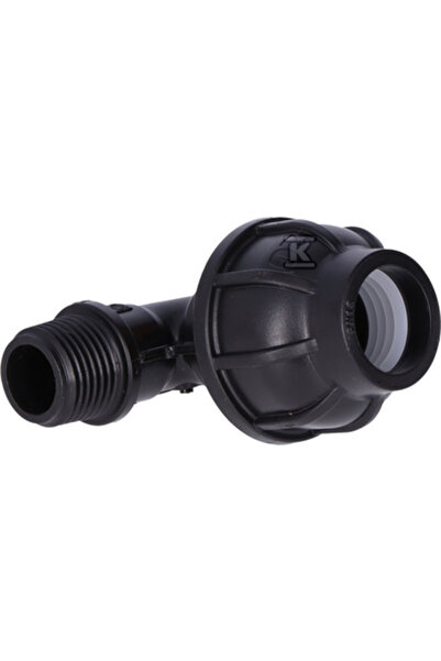 GEBO KOLANO ZACISK.PP 90ST.20X1/2" GZ DO PE
