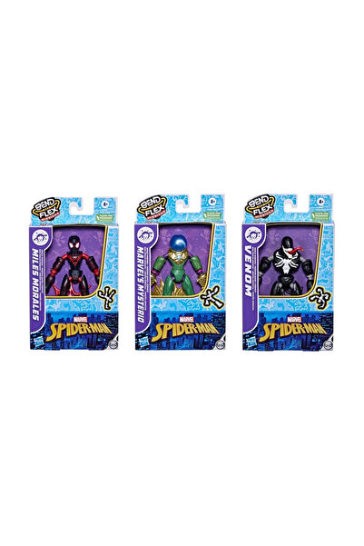 Hasbro Games Avengers se îndoaie și se flexează, Spiderman călărește