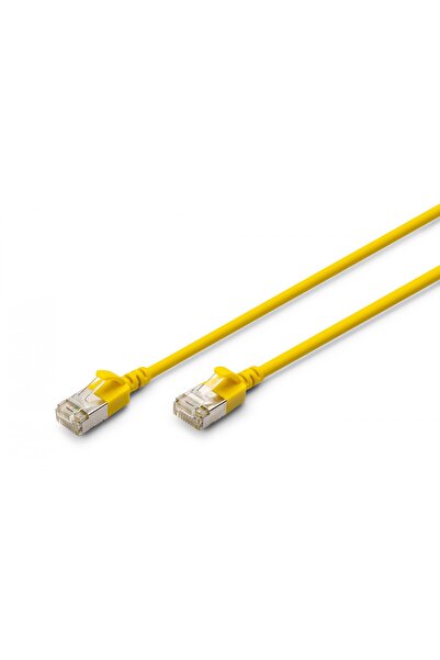Digitus Cablu patch CAT 6A F/FTP Subțire 1,00m galben