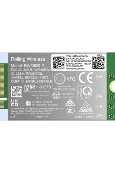 HP 4G Lte-Advanced Pro Cat19 Wwan Internal