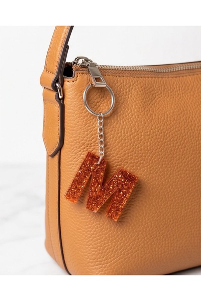 Luvia Accesories Keychain Letter m Epoxy Keychain