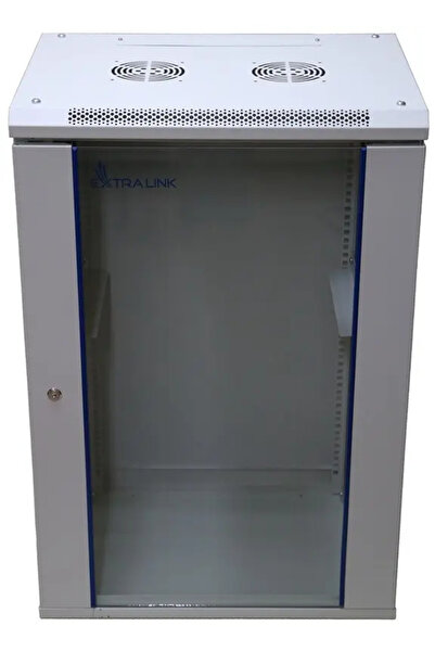 Extralink Rack de server 15U 600x450, gri, montat pe perete.