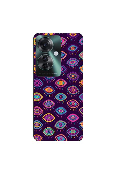 OEM Husa compatibila cu Oppo Reno11 F 5G Silicon Gel Tpu Model Tribal Eyes