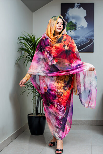 Difaf Lamar Top. Sudanese women's top, luxurious totall, 125 cm wide.