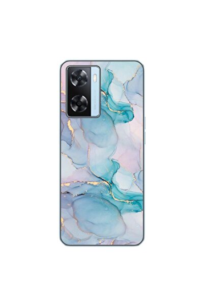 OEM Husa compatibila cu Oppo A57s Silicon Gel Tpu Model Abstract Watercolor M...