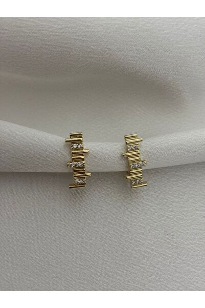 XUPING JEWELRY أقراط من الفولاذ موديل Xuping مرصعة بحجر الزركون