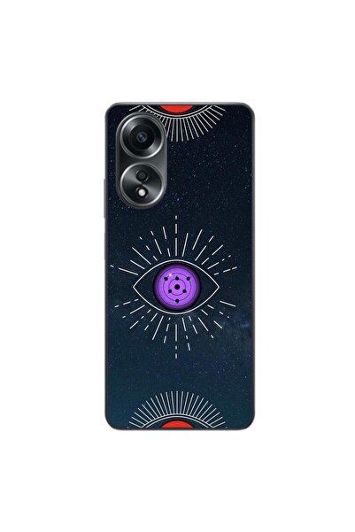 OEM Husa compatibila cu Oppo A58 4G Silicon Gel Tpu Model Tomoe Rinnegan Eye