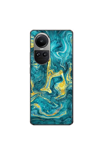 OEM Husa compatibila cu Oppo Reno10 5G Silicon Gel Tpu Model Abstract Gemston...
