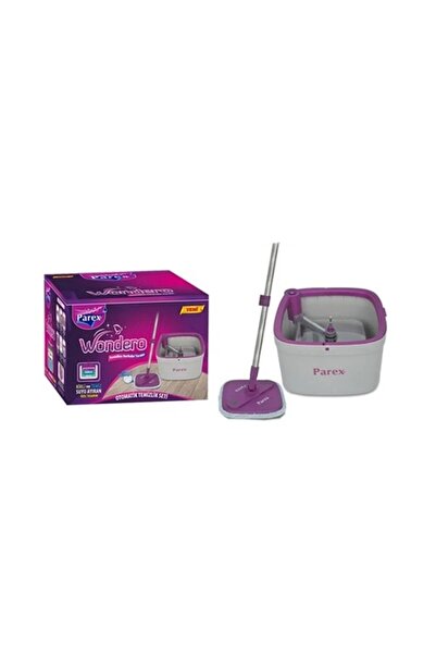 Parex Set 2 x Mop Rotativ Wondero si Galeata, Roz