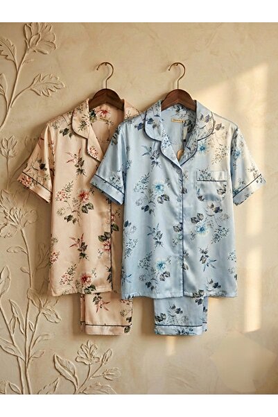 Beshara Fashions طقم بجامة مشجر قطعتين فخامة ونعومة ومرونة تلائم راحتك