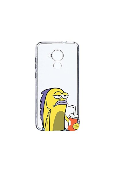 bestcase Прозрачен силиконов калъф 2ММ, съвместим с Nokia C30, Meme, удароуст...