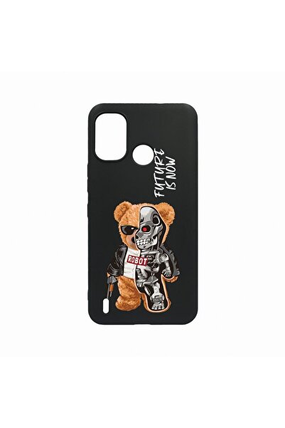 bestcase Husa BestCase¬Æ, Compatibila Cu Nokia C31, Half Robot Half Teddy Bea...