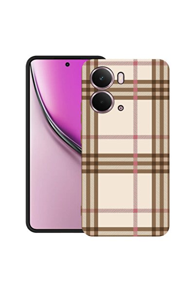 bestcase Θήκη για Realme P3 με σχέδιο καρό, TPU Ματ Εξαιρετικά Λεπτή, 2052015...