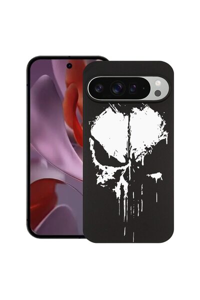bestcase Λεπτή Θήκη Σιλικόνης για Google Pixel 10 / Pixel 10 Pro, Punisher, 2...