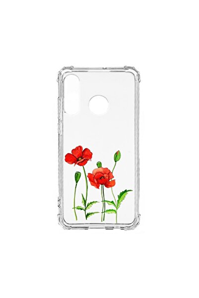 bestcase Husă Antișoc din Silicon Compatibilă cu Huawei P30 Lite, Roșu Poppy,...