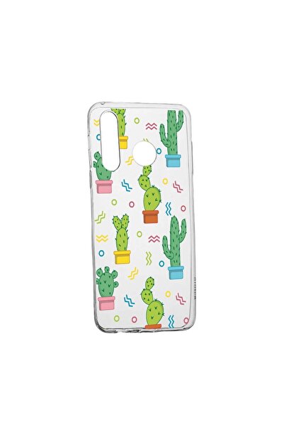 bestcase Θήκη σιλικόνης συμβατή με Realme 5 Pro, Κάκτος, ανθεκτική στη φθορά,...