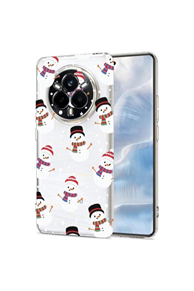 bestcase Husa pentru Realme 14 Pro 5G, BestCase¬Æ Clear Silicon 2MM, Snowman,...