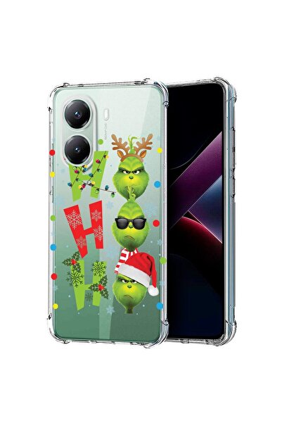 bestcase Съвместим калъф за Poco X7 Pro 5G, Удароустойчив 1.5ММ, Гринчове - Х...