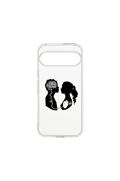bestcase Husă transparentă din silicon de 2MM, compatibilă cu Google Pixel 9 ...