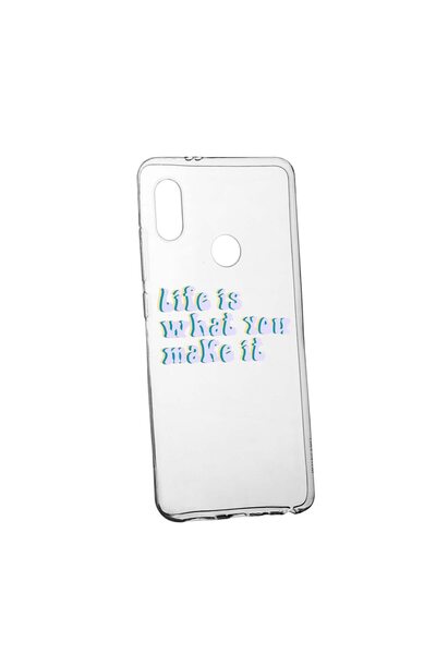 bestcase Защитен калъф с надпис Life is..., за Huawei Honor Note 10, устойчив...