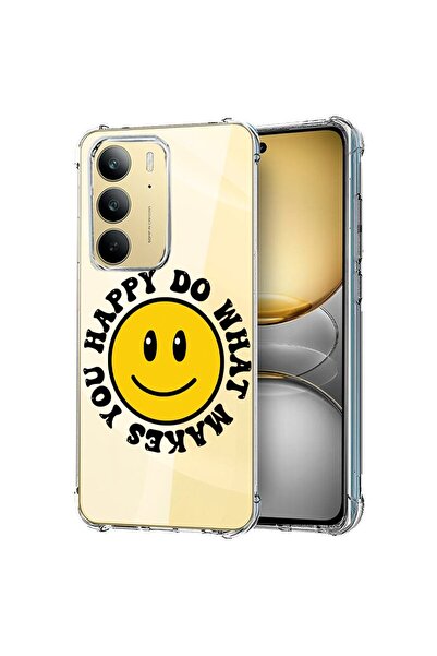 bestcase ¬Æ Husa pentru Realme 14x 5G, Anti Shock 1.5MM, Happy Smiley, Protec...