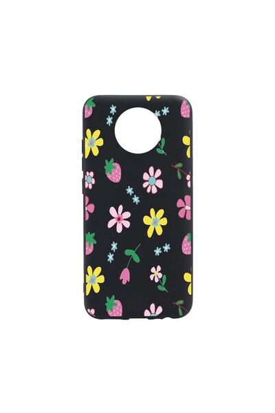 bestcase Husa Silicon Flowers, compatibila cu Nokia 5.4, rezistenta la uzura,...