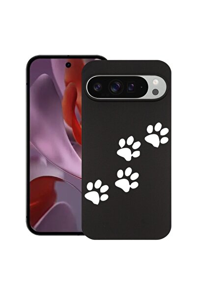 bestcase ¬Æ Husa pentru Google Pixel 9 Pro XL, Paw Prints, Slim Silicon 0.8MM...