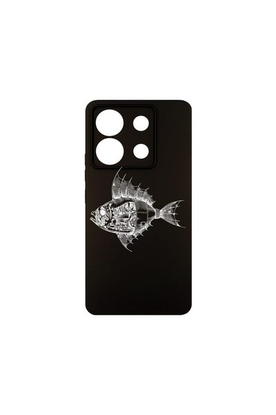 bestcase Θήκη Σιλικόνης Premium, Συμβατή με Poco X6 5G, Σχέδιο Ψάρι, Λεπτή 1....
