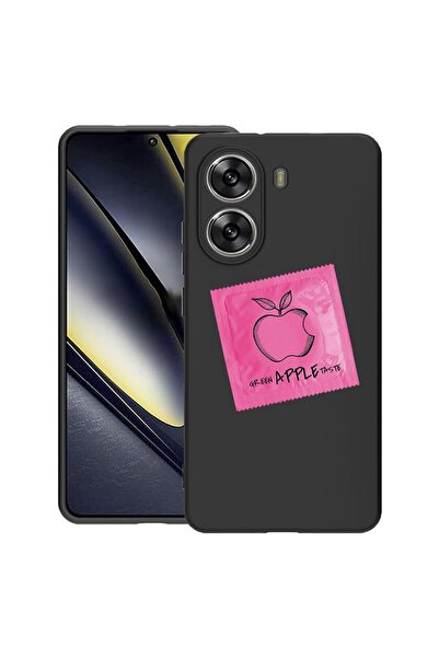 bestcase ¬Æ Case for Poco X7 Pro 5G, Apple key pink, Slim Silicone 0.8MM, Ant...