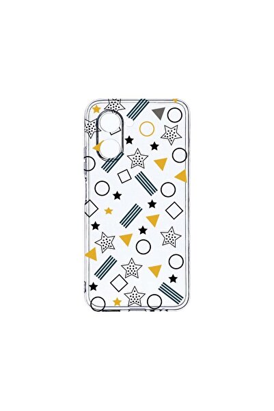bestcase Διαφανής Θήκη Σιλικόνης 2MM, Συμβατή με Realme C33, Γεωμετρική, Αντι...