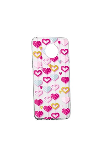 bestcase Θήκη σιλικόνης συμβατή με Nokia C10, Χαριτωμένα Καρδιές, ανθεκτική σ...