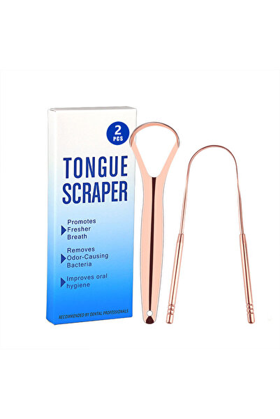 Choice D Metal Tongue Scraper Cleaner for Adults , Portable Stainless Steel T...