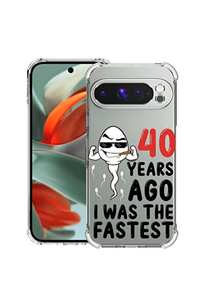 bestcase Husă Antișoc pentru Google Pixel 9 Pro XL, 40 de ani în urmă, eram c...