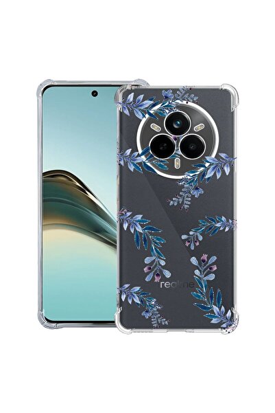 bestcase ¬Æ Husa Anti Shock pentru Realme 14 Pro Plus, Blue Flowers, 1997763 ...