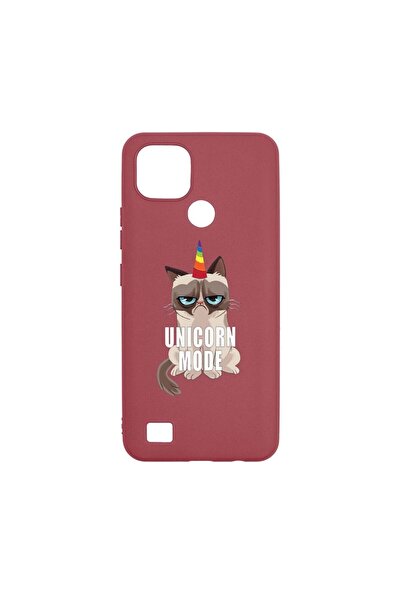 bestcase Husa Silicon, Compatibila Cu Realme C21, Grumpy Unicorn Mode, rezist...